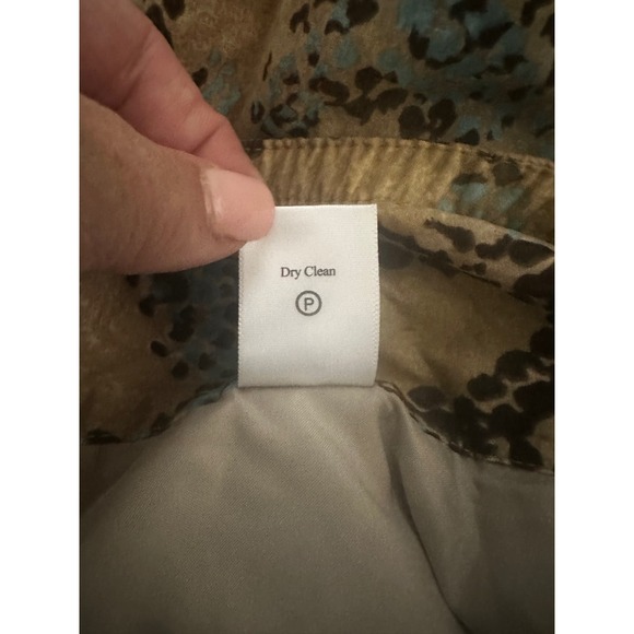 NWT Women’s Coldwater Creek Snake Skin Skirt Size 2X Silk Blend - Picture 3 of 8